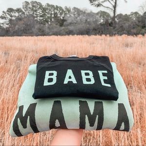 Mama & Babe Matching Sweatshirt Set